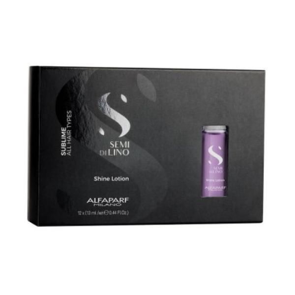Alfaparf Milano Лосион за блясък - Alfaparf Milano Semi di Lino Sublime Shine Lotion, 12 пакет x 13 мл