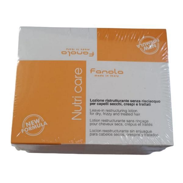 Fanola Лосион за преструктуриране без изплакване - Fanola Nutri Care, 12 ампули х 12 мл