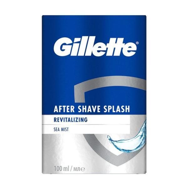 Gillette Лосион за след бръснене - Gillette After Shave Splash Revitalizing Sea Mist, 100 мл