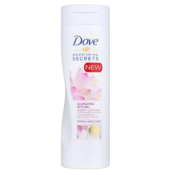 Dove Лосион за тяло с екстракт от лотос - Dove Nourshing Secret Glowing Ritual, 250 мл