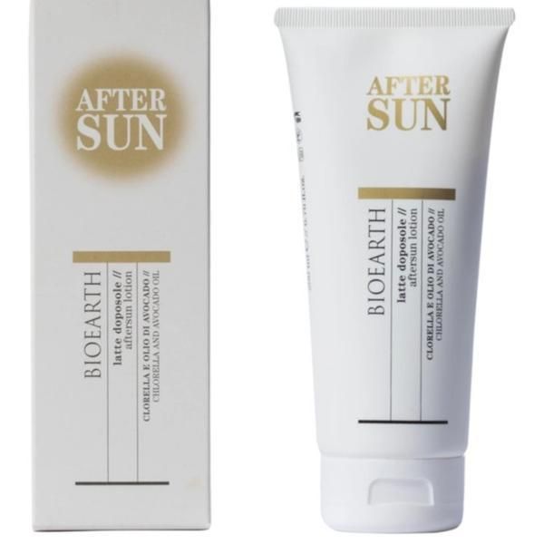 Bioearth Лосион за тяло след слънце Bioearth Beach с хлорела, 200 мл