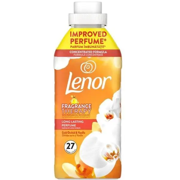 Lenor Луксозен балсам Златна орхидея и ванилия - Lenor Fragrance Therapy, 27 пранета, 0.567 л