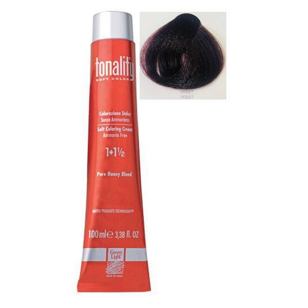 Green Light Луксозна полу-перманентна крем боя,без амоняк, нюанс Violet, Green Light 100 мл