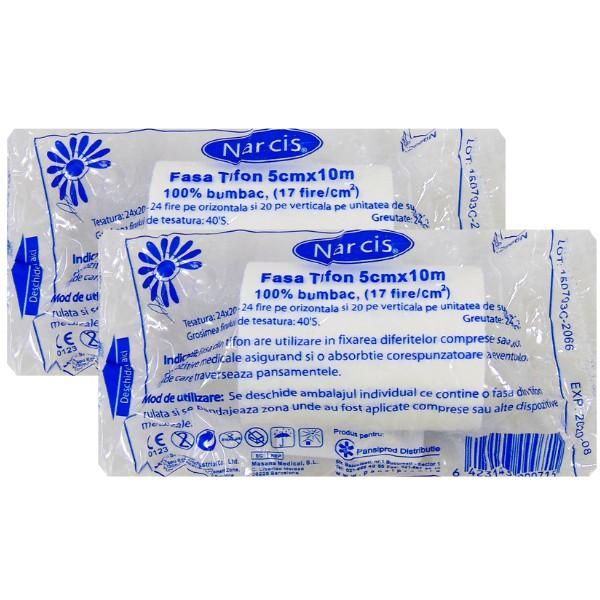 Narcis Марлена превръзка Narcis, 5см x 10м