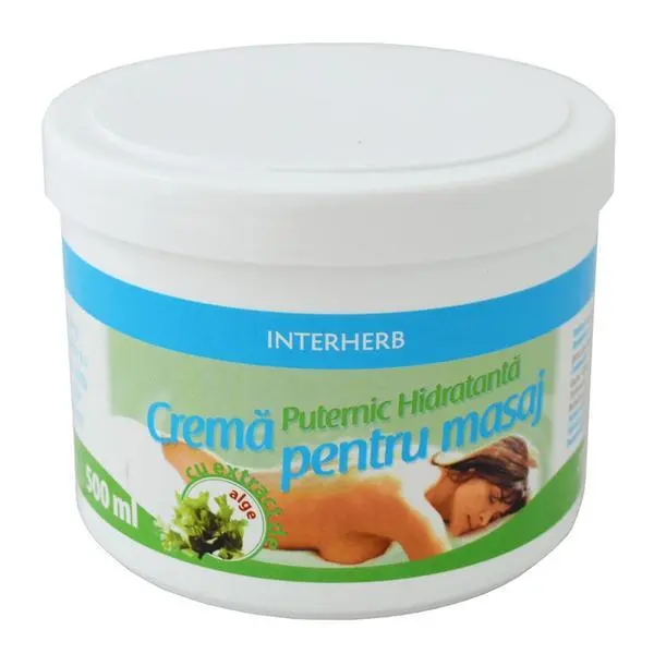 Interherb Масажен крем с морски водорасли Interherb, 500мл