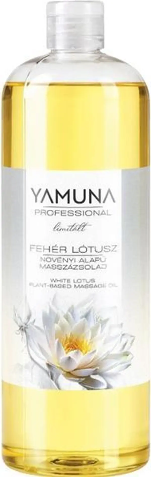 Yamuna Масажно масло на растителна основа Yamuna White Lotus, 1000 мл