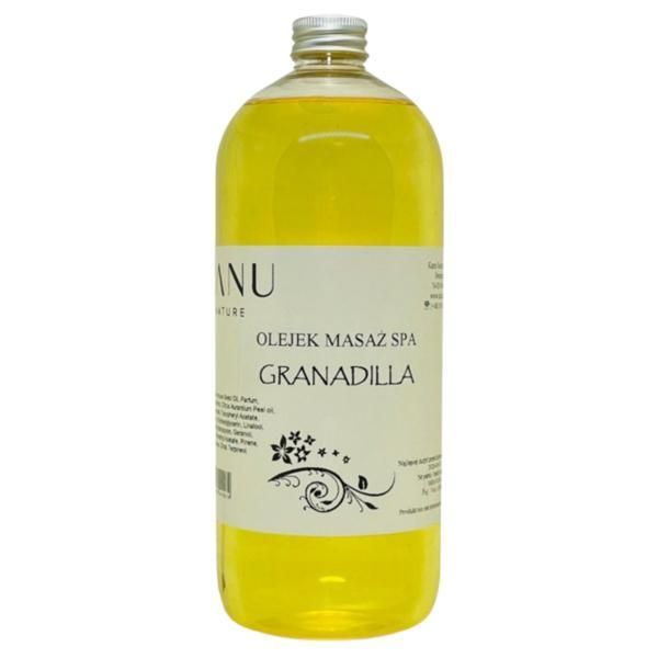 Kanu Nature Масажно масло от маракуя - KANU Nature Massage Oil Granadilla, 1000 мл