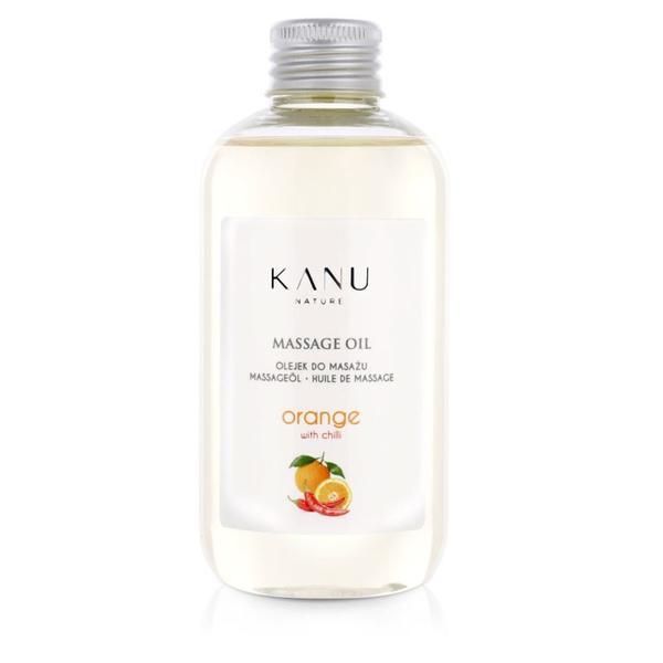 Kanu Nature Масажно масло с портокал и червен пипер - KANU Nature Massage Oil Orange with Chilli, 200 мл