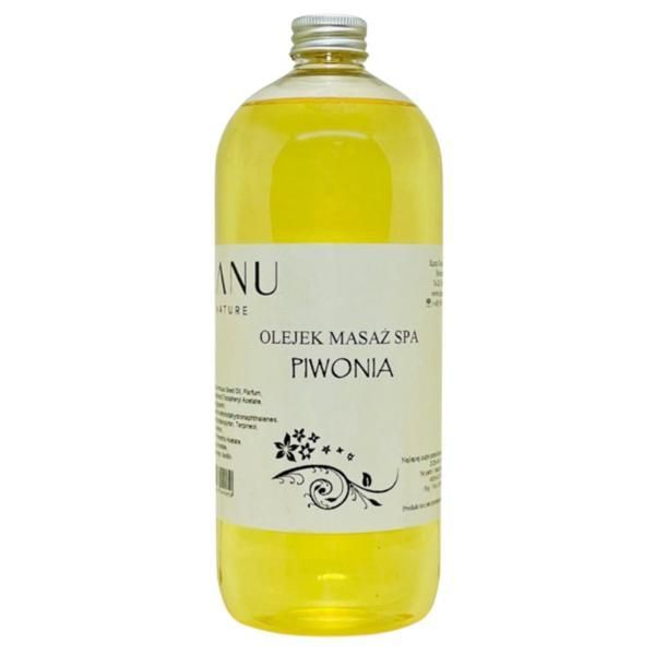 Kanu Nature Масажно олио с божур - KANU Nature Massage Oil Piwonia, 1000 мл