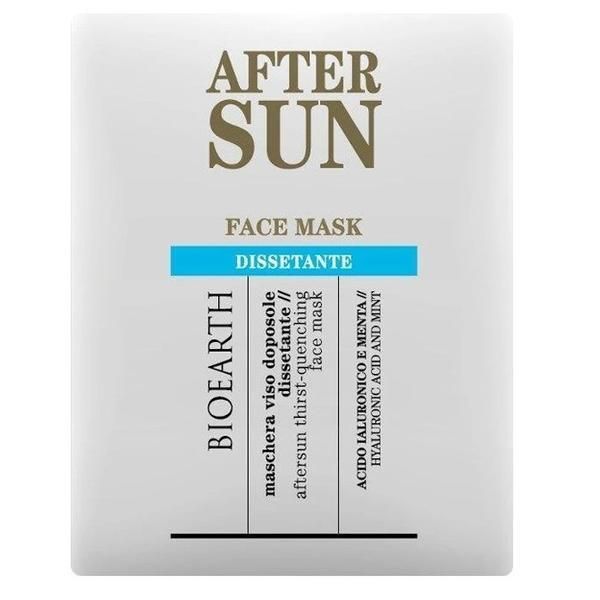 Bioearth Маска тип салфетки след излагане на слънце за дехидратирана кожа - Bioearth, 1 бр