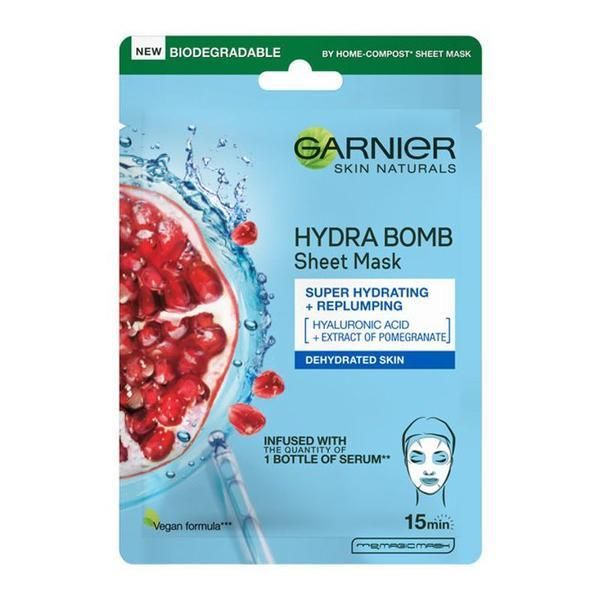 Garnier Маска тип сълфетка Garnier Skin Naturals Hydra Bomb Sheet Mask, 28 гр