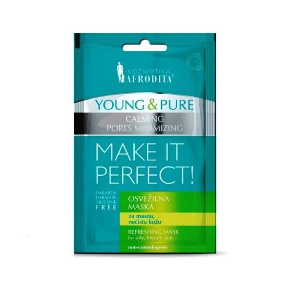 Cosmetica Afrodita Маска Young &amp; Pure Refreshing Mask Cosmetica Afrodita 5 мл + 5 мл