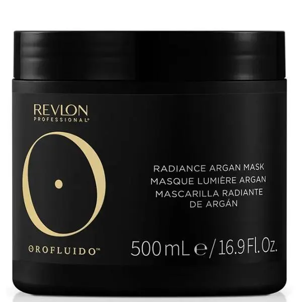 Revlon Professional Маска за блясък на косата с арганово масло - Revlon Professional Orofluido Radiance Argan Mask, 500 мл