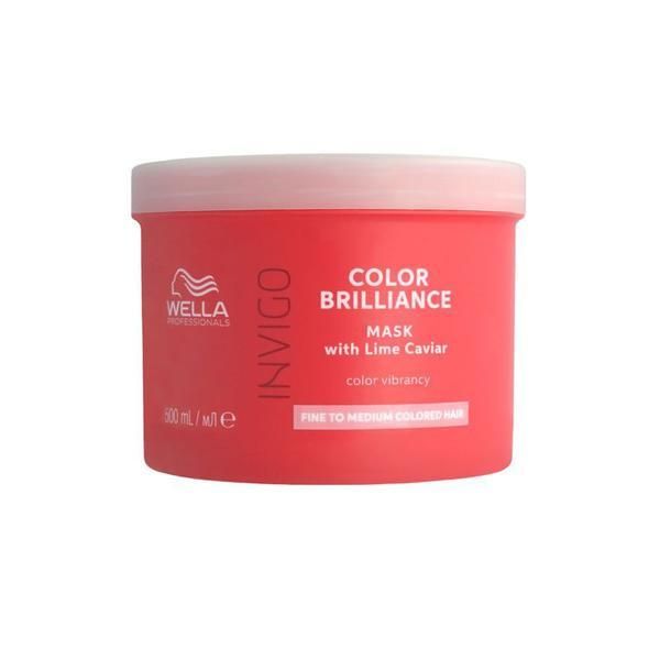 Wella Professionals Маска за боядисана коса с тънка/нормална нишка - Wella Professionals Invigo Color Brilliance Fine/Normal, версия 2023, 500 мл