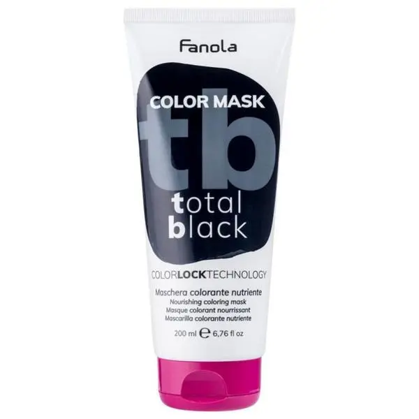Fanola Маска за коса Fanola Color Mask - Color Mask Total Black, 200 мл
