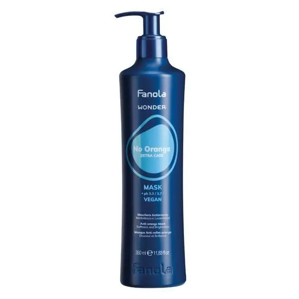 Fanola Маска за коса против портокалови нюанси - Fanola Wonder No Orange Mask, 350 мл