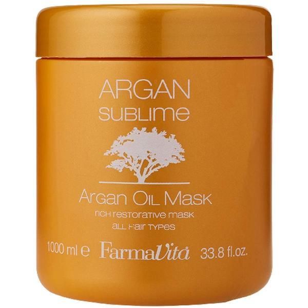 Farmavita Маска за коса с арганово масло - FarmaVita, 1000 мл