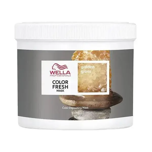 Wella Professionals Маска за коса със златен пигмент за руса коса - Wella Professionals Color Fresh Mask, Golden Gloss, 500 мл