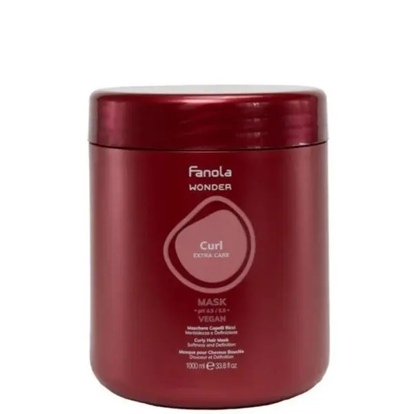 Fanola Маска за къдрава коса - Fanola Wonder Curl Extra Care Curly Hair Mask, 1000 мл