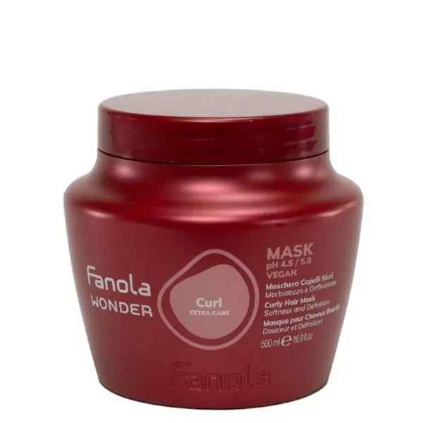 Fanola Маска за къдрава коса - Fanola Wonder Curl Extra Care Curly Hair Mask, 500 мл