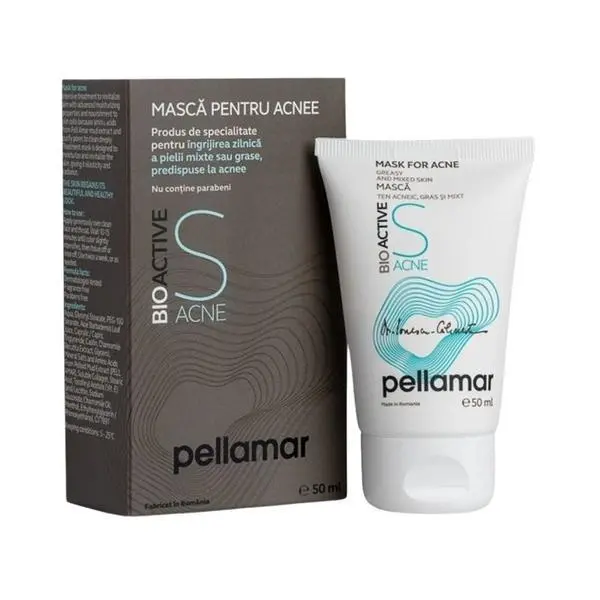 Pellamar Маска за лечение на акне - Pellamar BioactiveMASK за акне, 50 мл