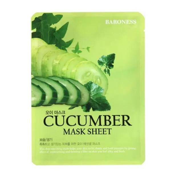 Baroness Маска за лице Baroness Cucumber Mask Sheet, 21 гр
