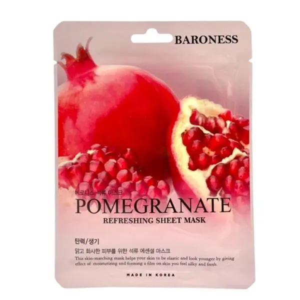 Baroness Маска за лице Baroness Pomegranate Mask Sheet, 21 гр