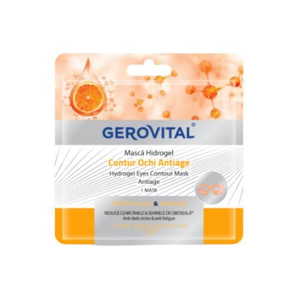 Gerovital Маска за лице - Gerovital Hydrogel Eye Contour Anti-Age, 1бр