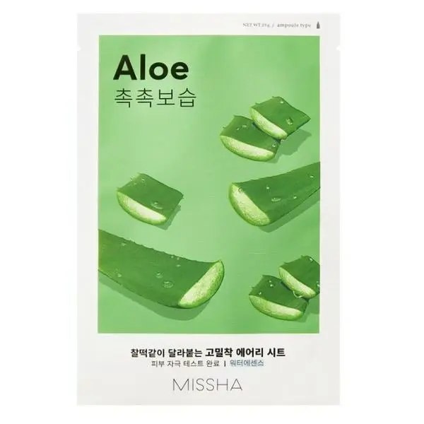 Missha Маска за лице с алое вера - Missha Airy Fit Sheet Mask - Aloe, 19 гр