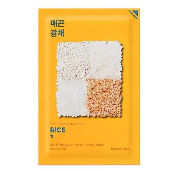 Holika Holika Маска за лице с екстракт от ориз - Holika Holika Pure Essence, 20 мл