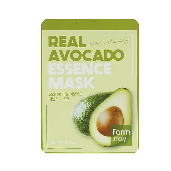 Farm Stay Маска за лице с есенция от авокадо - FarmStay Real Avocado Essence Mask, 23 мл