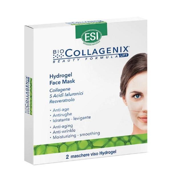 ESI Маска за лице с хиалуронова киселина и колаген - ESI Collagenix Hydrogel Mask Face, 2 бр