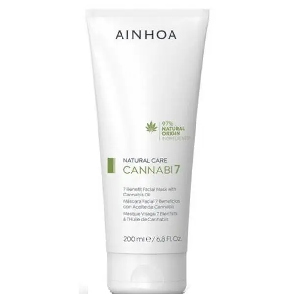 Ainhoa Маска за лице с масло от канабис - Ainhoa ??Natural Care Cannabi7 7 Benefit, 200 мл