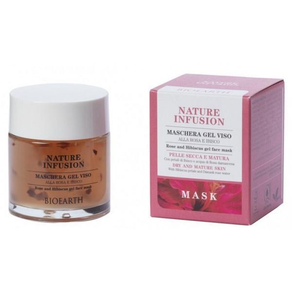 Bioearth Маска за лице за смесена или мазна кожа - Bioearth Nature Infusion, 100 мл