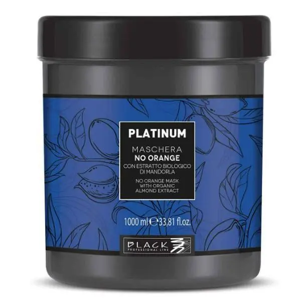 Black Professional Line Маска за неутрализиране на оранжеви тонове - Black Professional Line Platinum No Orange Mask, 1000 мл