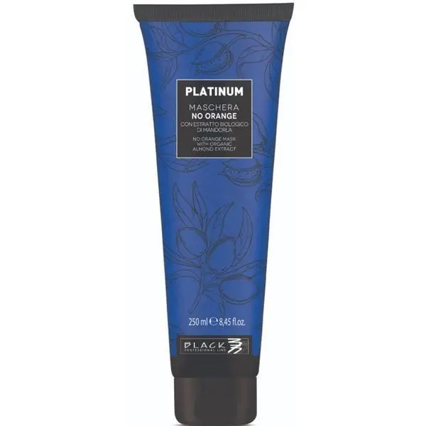Black Professional Line Маска за неутрализиране на оранжеви тонове - Black Professional Line Platinum No Orange Mask, 250 мл