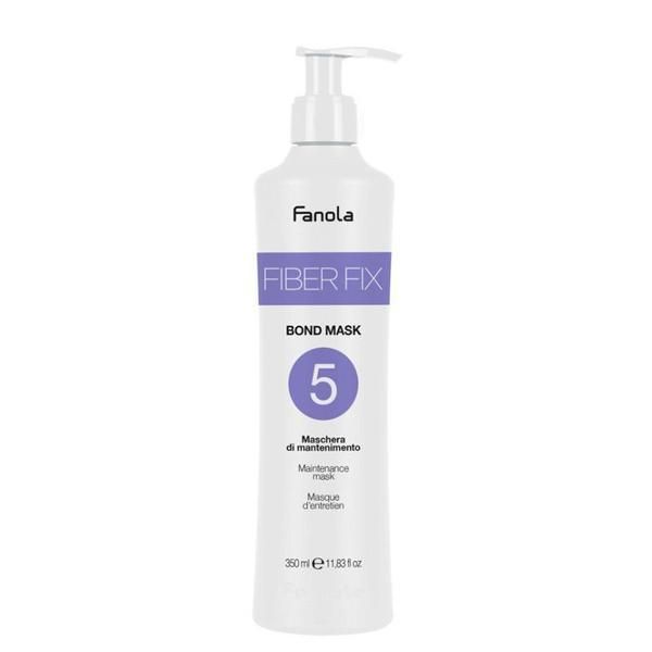 Fanola Маска за поддържане на боядисана или изрусена коса - Fanola Fiber Fix Bond Mask N.5, 350 мл