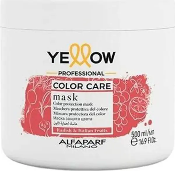 Yellow Маска за поддържане на цвета на косата - Yellow Professional Color Care Mask, 500 мл