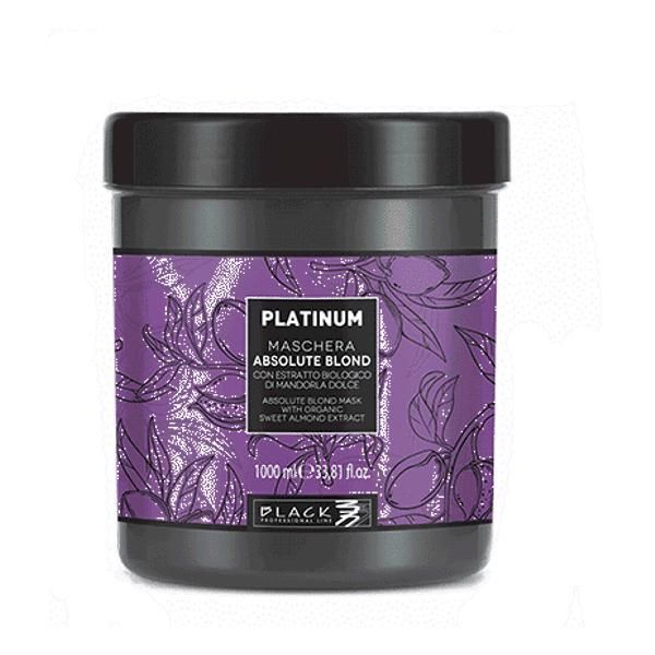 Black Professional Line Маска за поддържане на перфектно русо - Black Professional Line Absolute Blond Mask Platinum, 1000мл