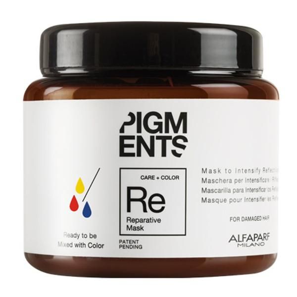 Alfaparf Milano Маска за увредена боядисана коса - Alfaparf Milano Pigments Reparative Mask 200 мл