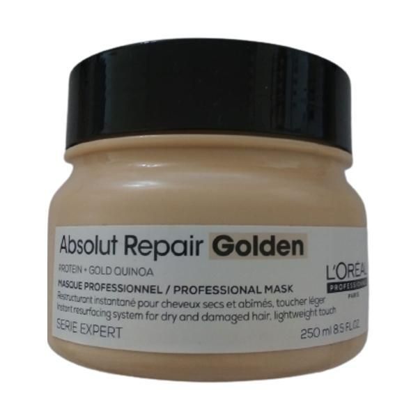 L'oreal Professionnel Маска за увредена коса Golden Repair Mask - L&#039;Oreal Professionnel Expert Series Absolut Repair Golden Professional Mask, 250 мл