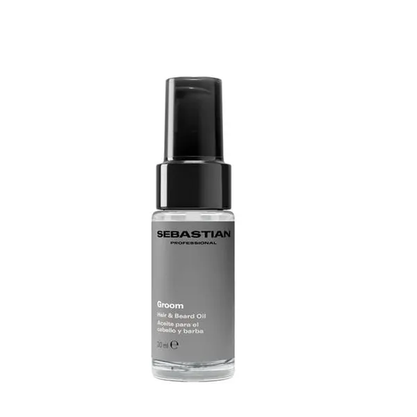 Sebastian Professional Масло за коса и брада - Sebastian Professional Groom Hair &amp; Beard Oil, 30 мл