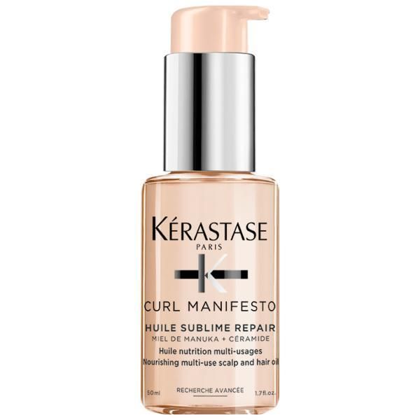 Kerastase Масло за възстановяване на къдрава коса - Kerastase Curl Manifesto Sublime Oil Repair Very Curly and Coily Hair, 50 мл