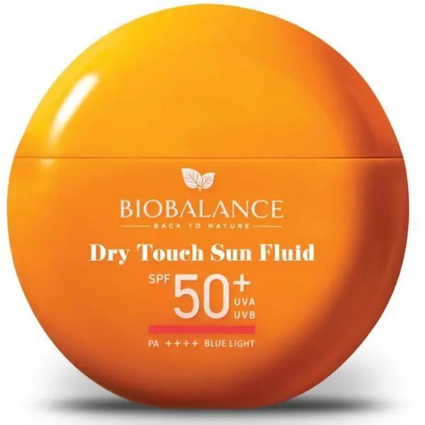 Bio Balance Матиращ слънцезащитен флуид - Bio Balance Dry Touch Sun Fluid Protection SPF 50+, UVA, UVB, PA++++ Blue Light, 40 мл