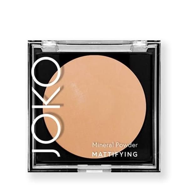 Joko Матираща минерална пудра - Joko Mineral Baked Powder, нюанс 03 Dark Beige, 8 гр
