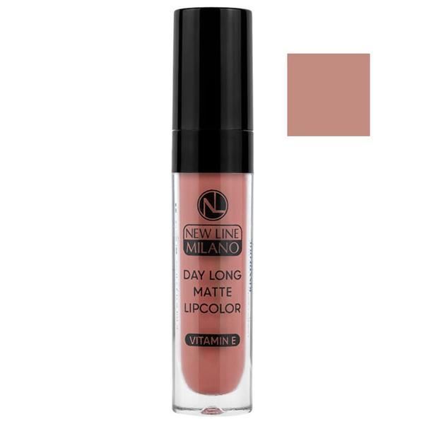 New Line Milano Матово течно червило - Нова линия Milano Day Long Matte Lipcolor с витамин Е, нюанс 2020 01, 5 мл