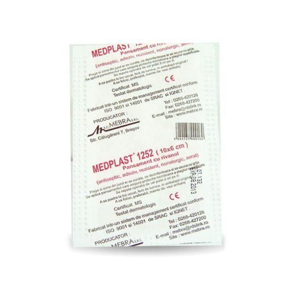 Mebra Медицинска превръзка 1252 (10 x 6см) Mebra 150 броя/кутия