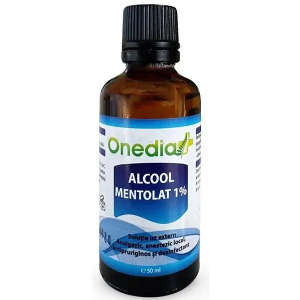 Onedia Ментолатен алкохол 1% - Onedia, 50 мл
