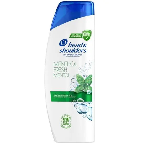 Head&Shoulders Ментолов шампоан против пърхот - Head&amp;Shoulders Anti-dandruff Menthol Fresh, 500 мл