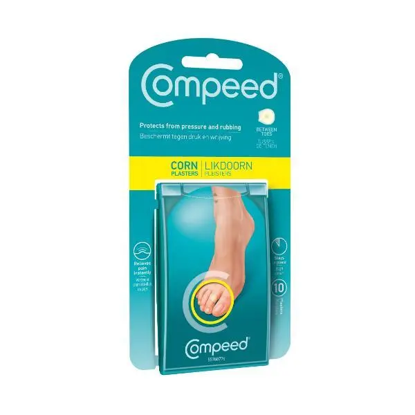 Compeed Междупръстови пластири за дълбоки рани Compeed, 10 броя